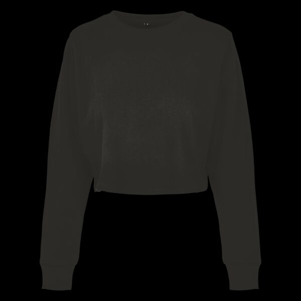 Women’s terry cropped crew Thumbnail