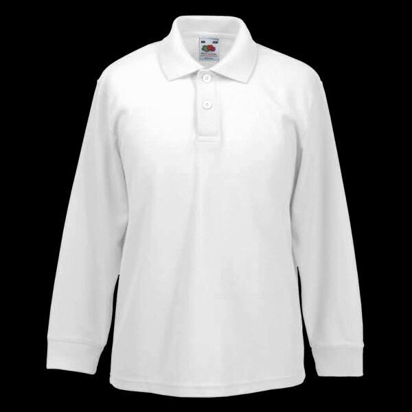 Kids long sleeve 65/35 polo Thumbnail