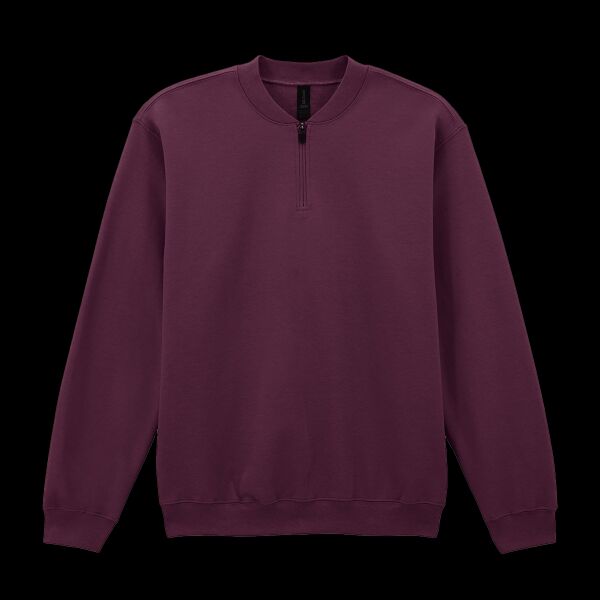 Softstyle™ midweight adult fleece 1/4-zip sweatshirt Thumbnail