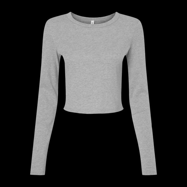 Women’s micro rib long sleeve baby t-shirt Thumbnail